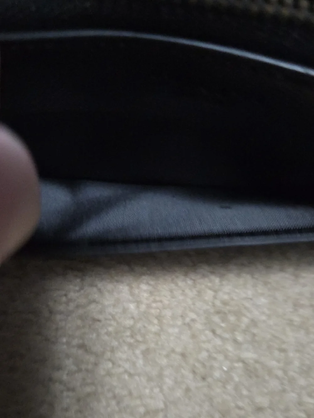 Coach Black Pebbled Leather Zip Wallet - Picture 13 of 13